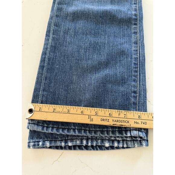 J Crew Jeans Vintage Slim Straight Womens 32 Blue Denim Mid Rise Medium Wash - Picture 12 of 14